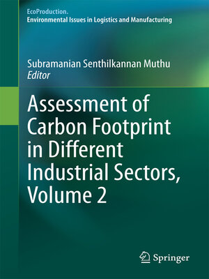 cover image of Assessment of Carbon Footprint in Different Industrial Sectors, Volume 2